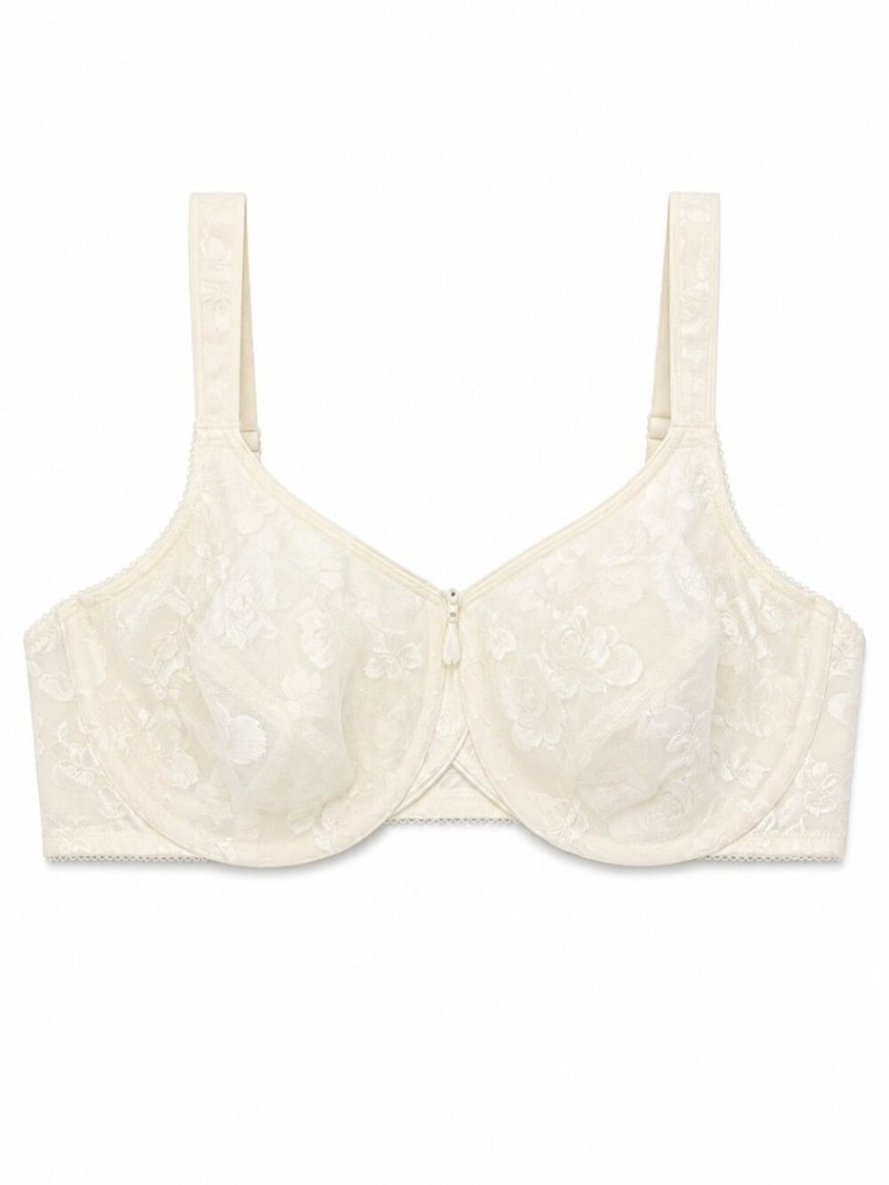 Wacoal Awareness Underwire Bra 44C Ivory Lace Full Coverage 85567 NWOT